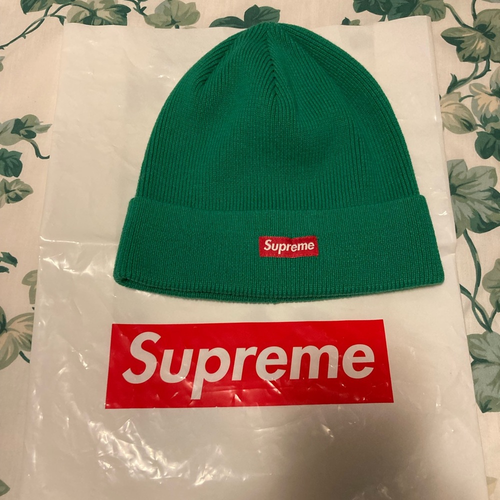 Supreme Spring Summer 2014 Box Logo Beanie NEW Green